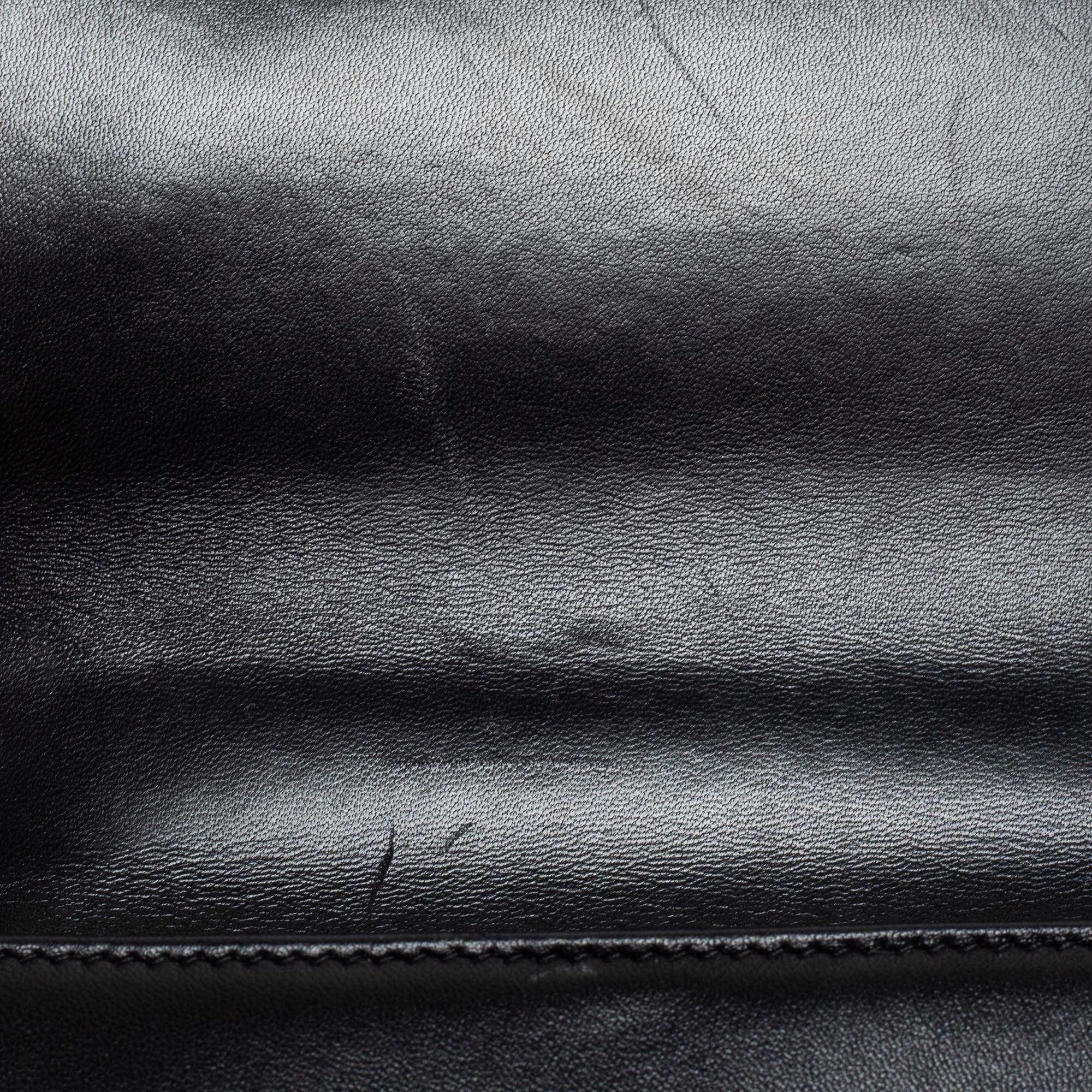 Dior Tri Color Leather and Sequins Medium Diorama Flap Shoulder Bag 5