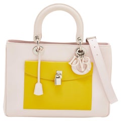 Dior Dreifarbige Diorissimo-Tasche aus Leder