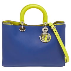 Dior Dreifarbige Diorissimo Shopper-Tasche aus Leder