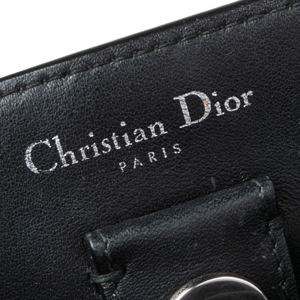 Dior Dreifarbige große Lady Dior-Tasche aus Leder im Angebot 5