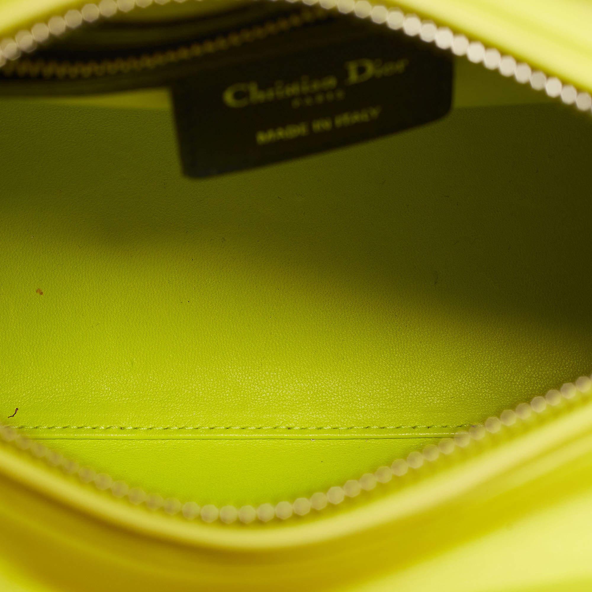 Dior Tri Color Leather Medium Lady Dior Tote Bag 10