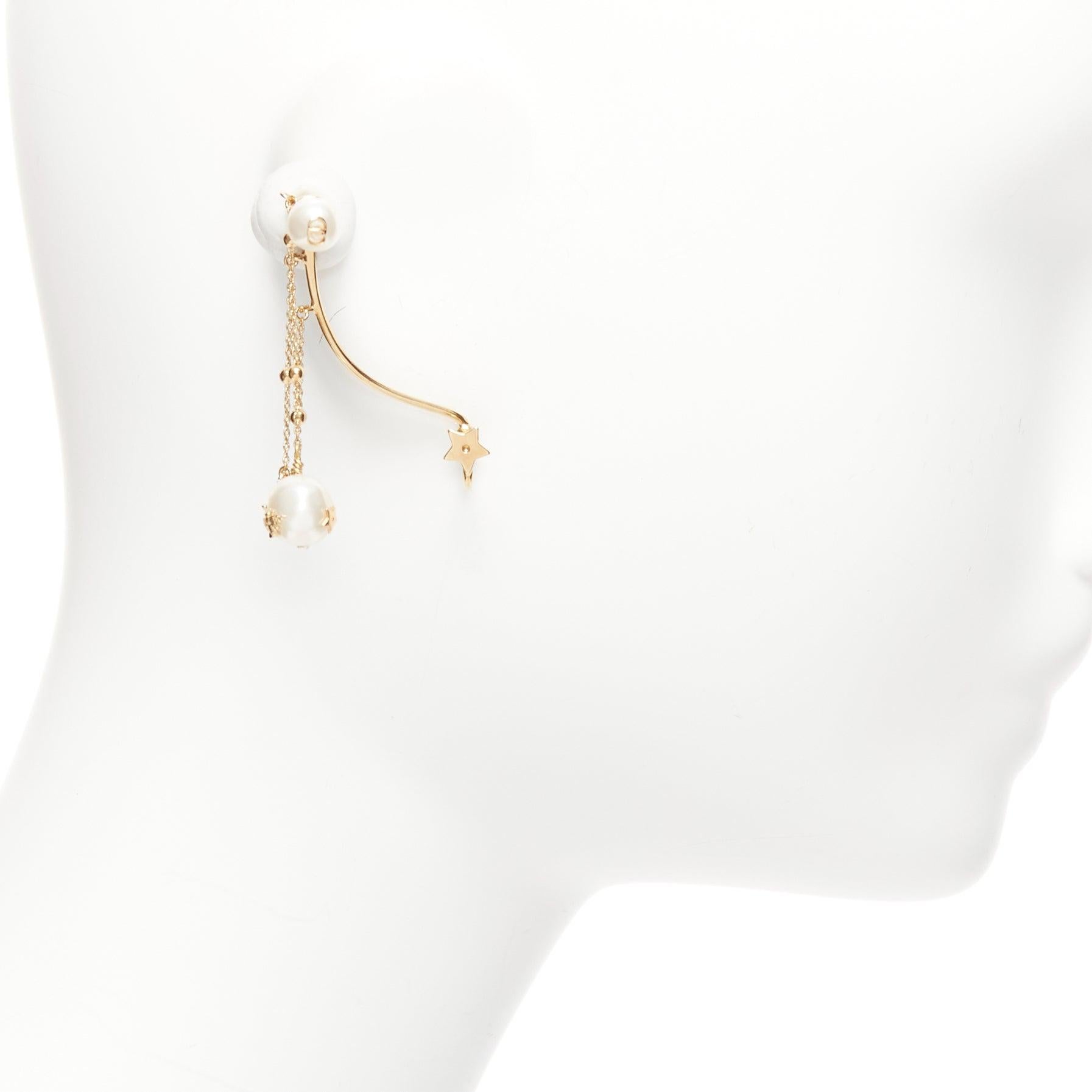 dior earrings pearl