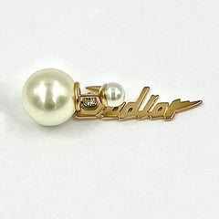 DIOR Tribales JADIOR Stud Earrings in Gilt Metal