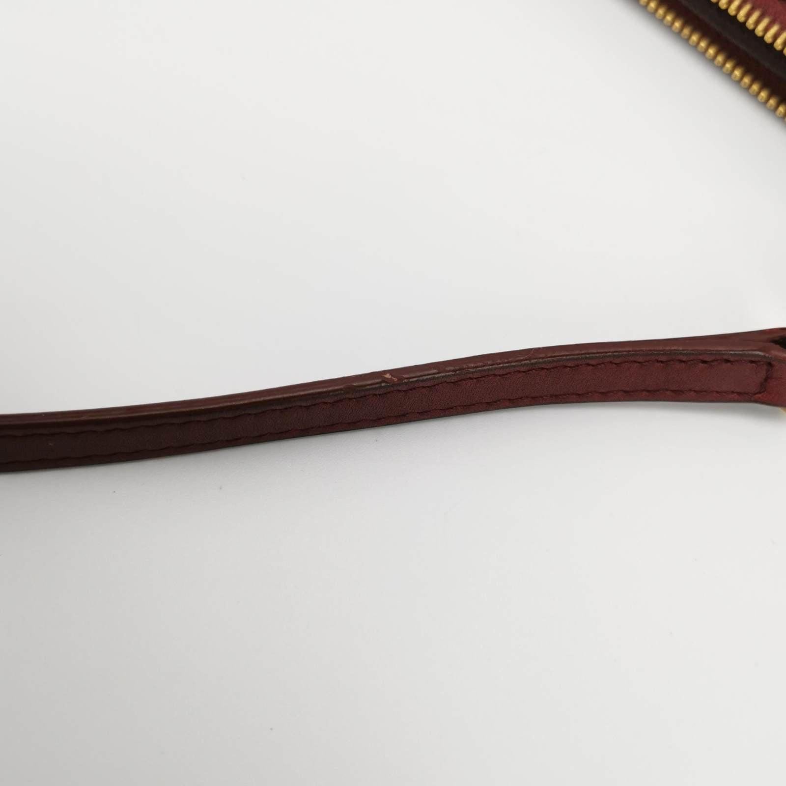 Dior Trotter Mini Saddle bag Burgundy Red Oblique 9