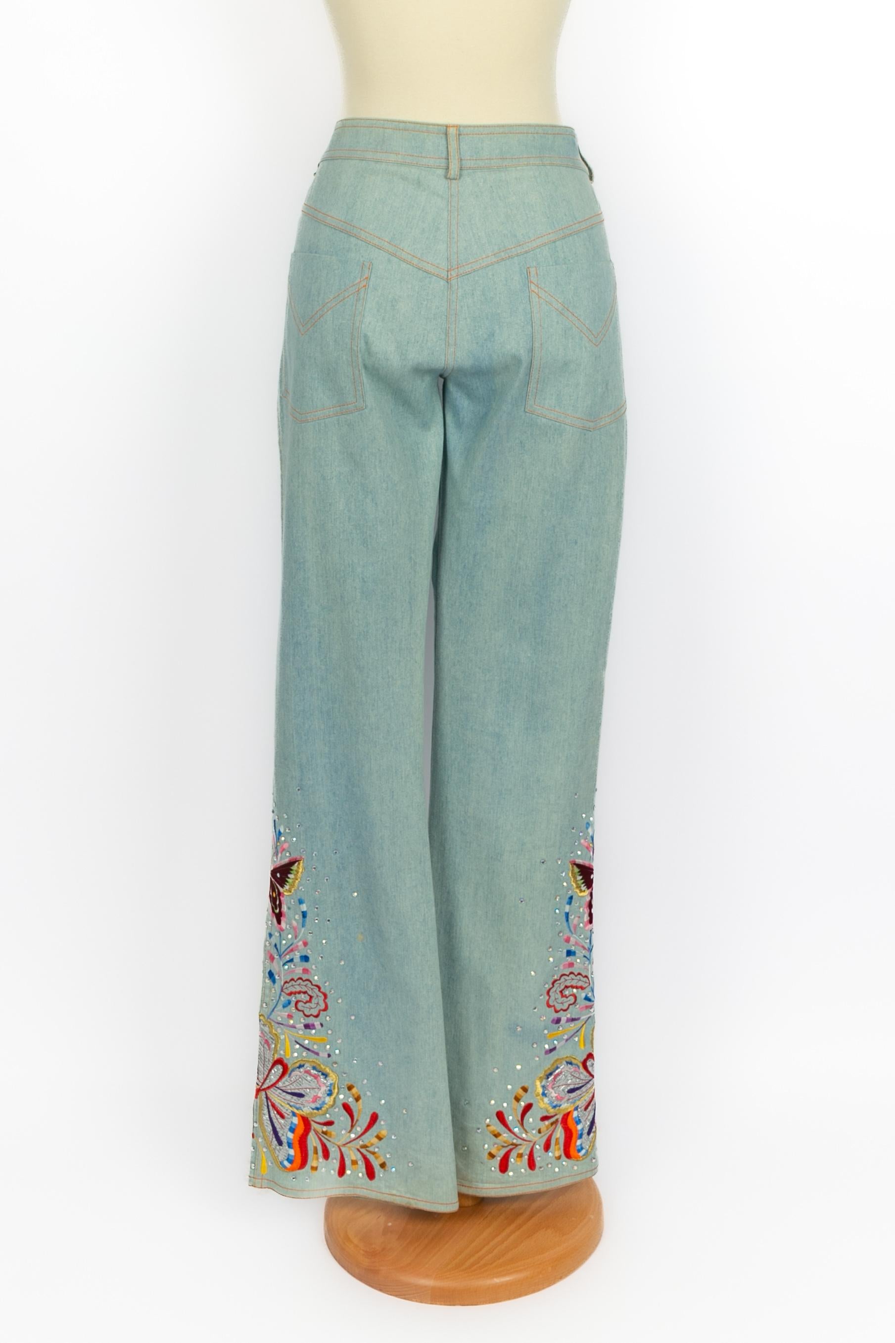 Gray Dior trousers 2002
