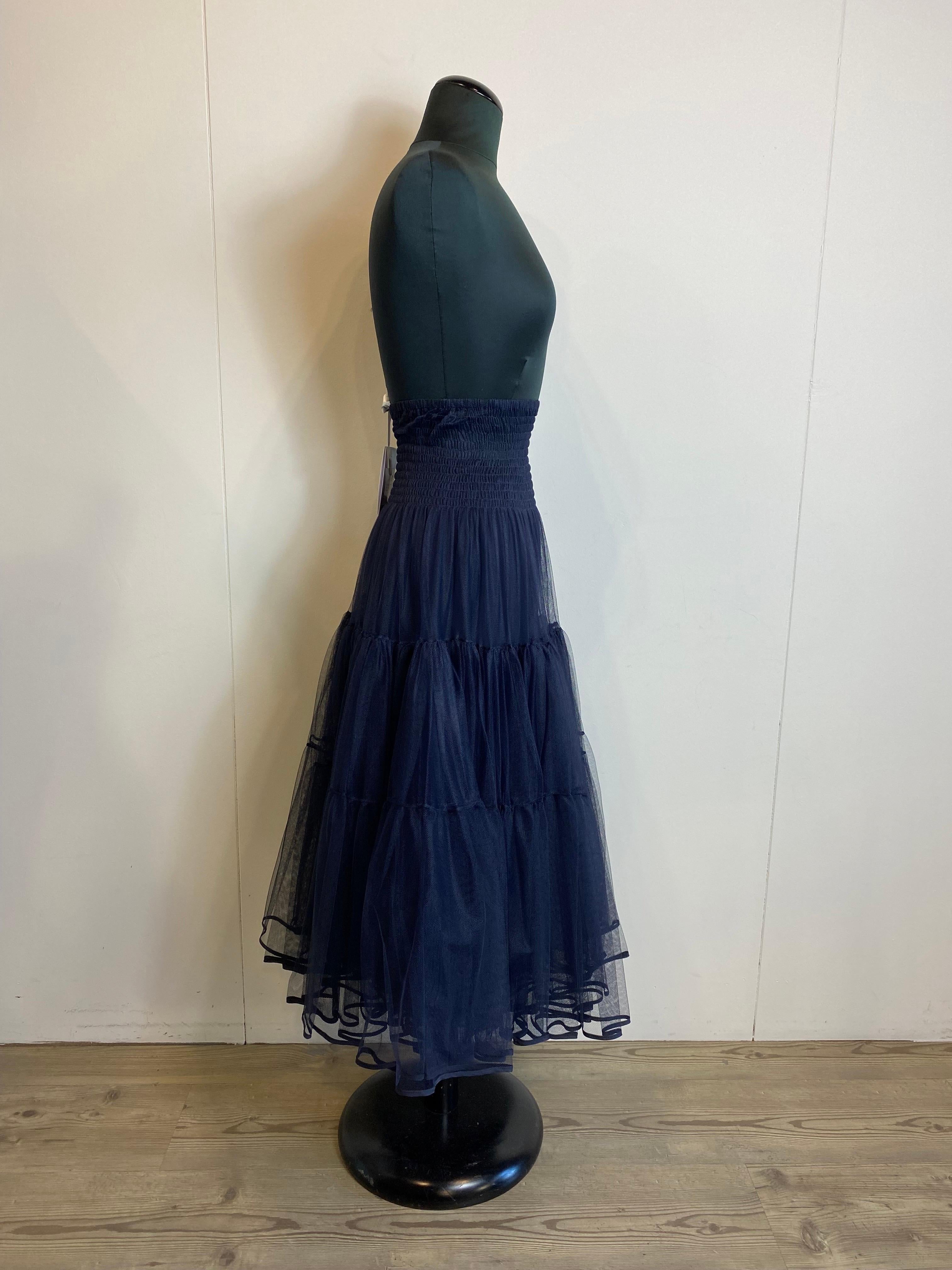 Black Dior tulle skirt For Sale