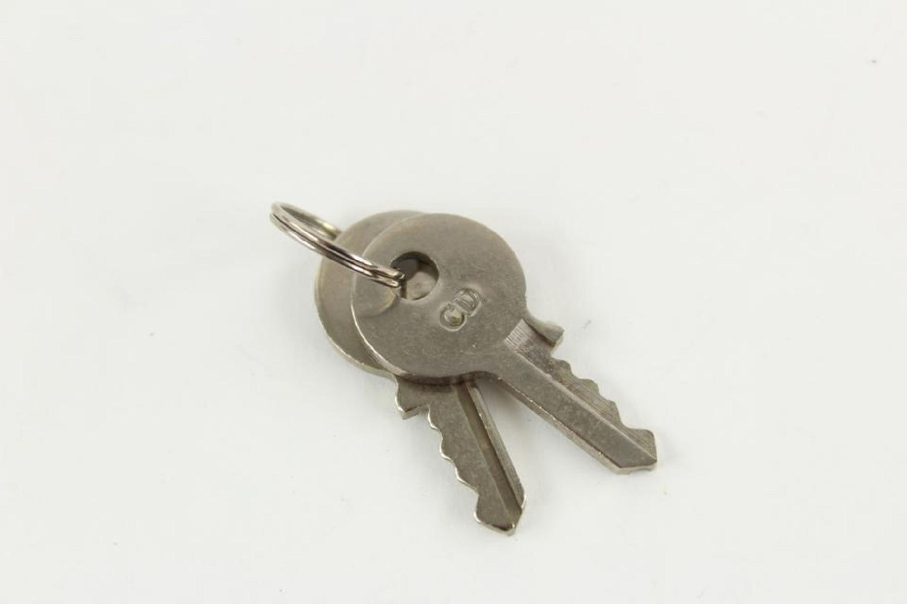 Dior Ultra Rare Dior Logo Lock and Key Padlock Set 3da1223 6