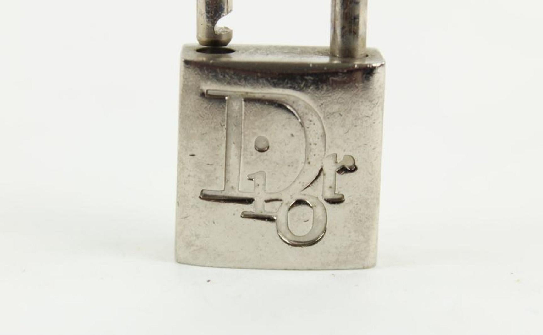 Women's Dior Ultra Rare Dior Logo Lock and Key Padlock Set 3da1223