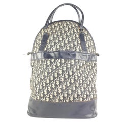 Dior Ultra Rare Navy Monogram Trotter Tall Dome Bag 10DR1019