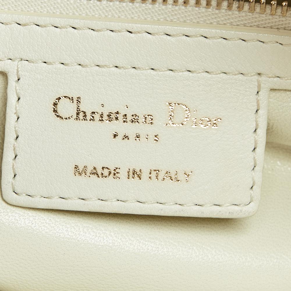 Dior Vanilla Leder Große Diorling Umhängetasche 6