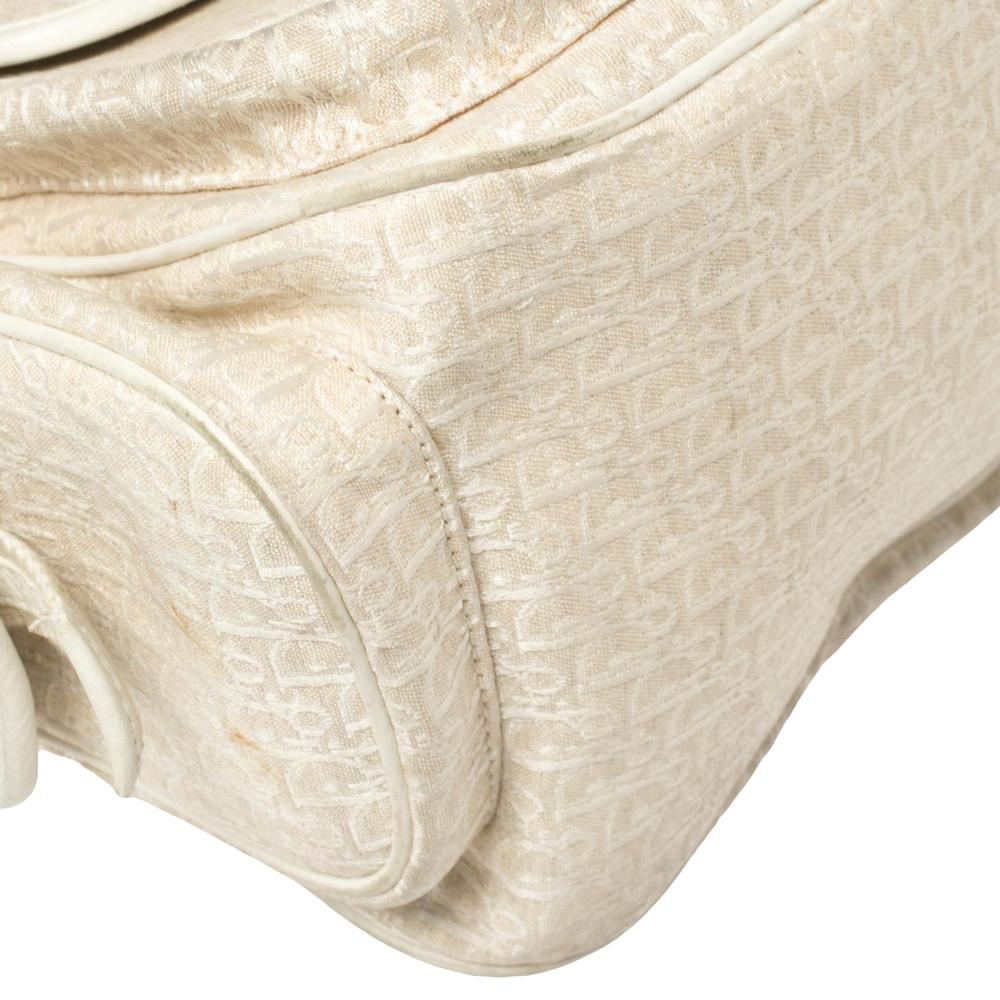 Borsa a tracolla obliqua in tela e pelle multitasche Dior Vanilla 1