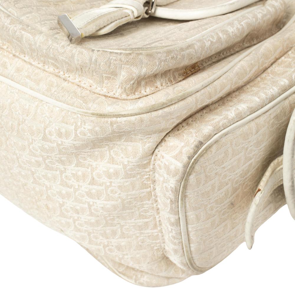 Borsa a tracolla obliqua in tela e pelle multitasche Dior Vanilla 2