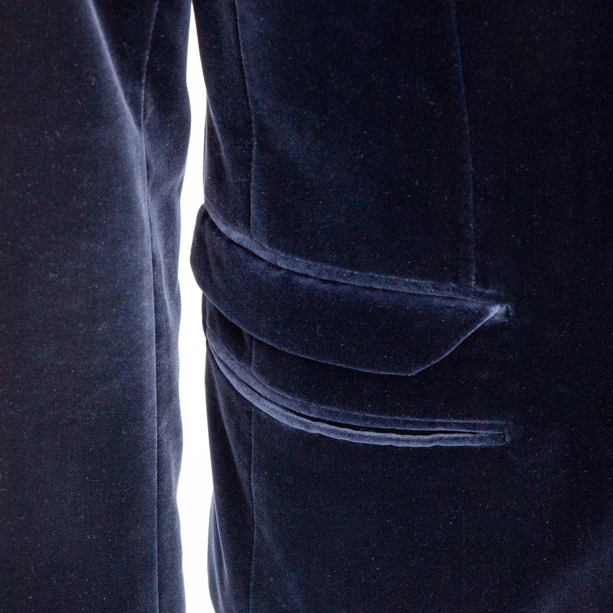 Blazer di velluto Dior - anni '00 in vendita 3