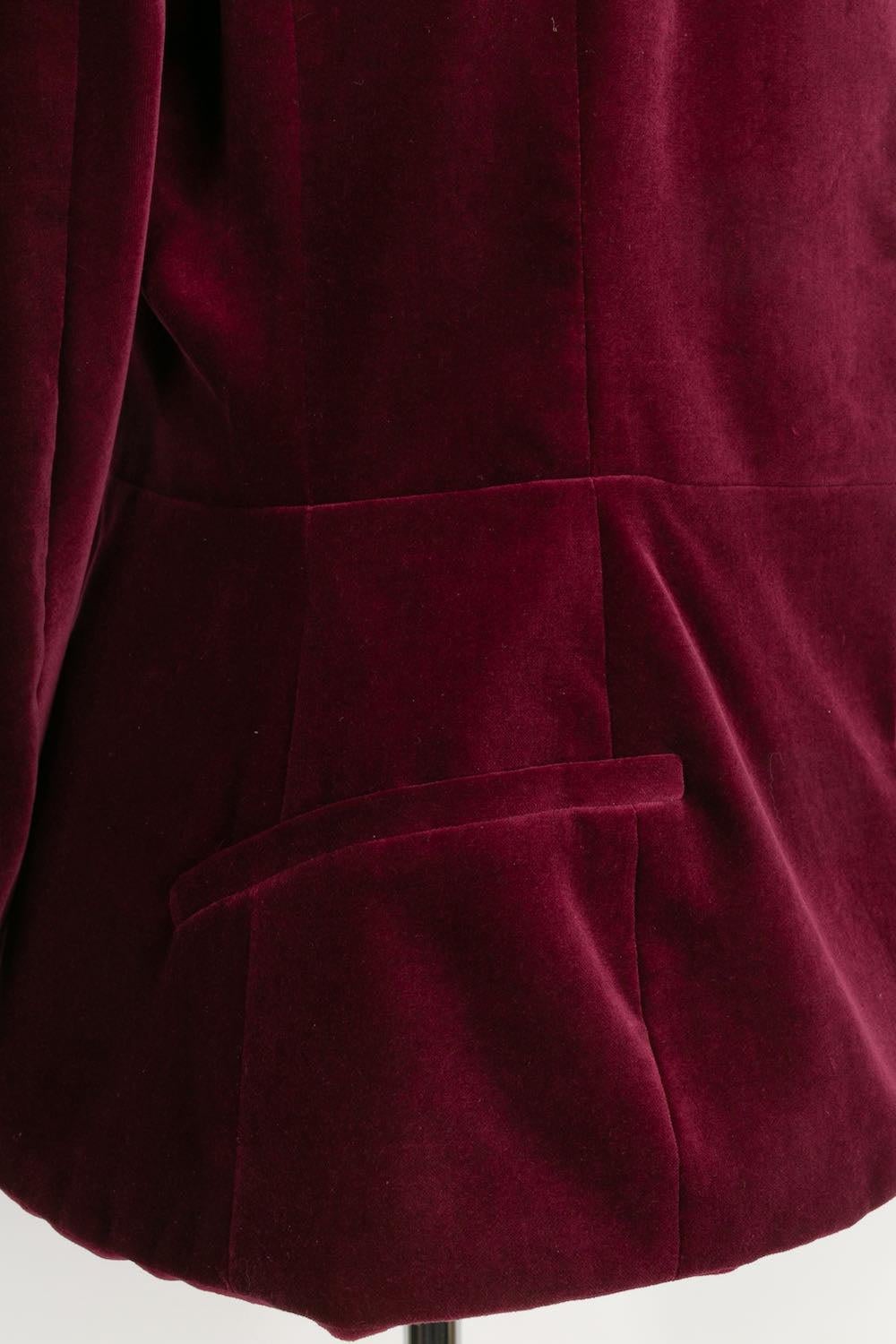 Dior Velvet Jacket Fall Winter, 2008 For Sale 1