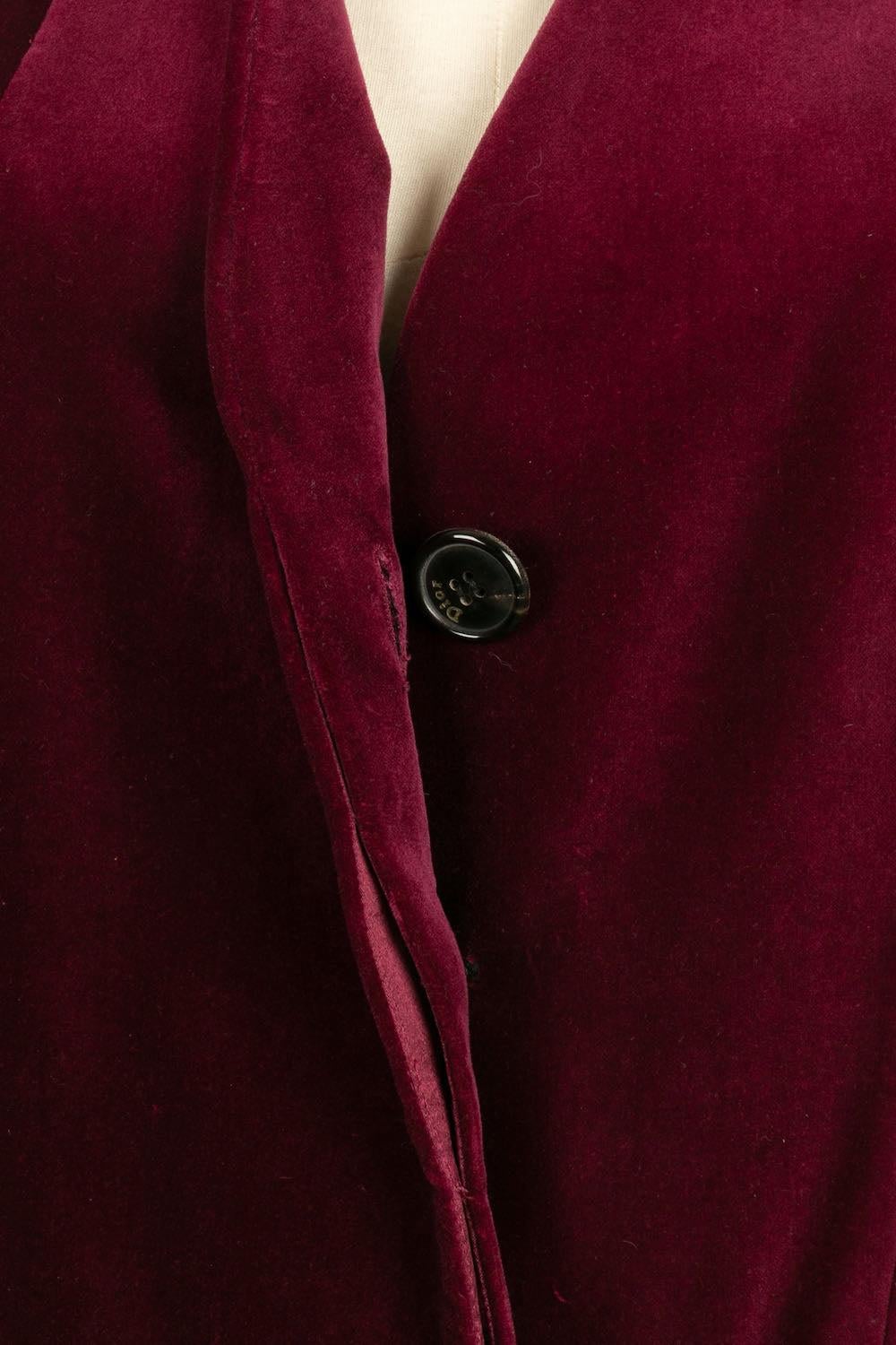 Dior Velvet Jacket Fall Winter, 2008 For Sale 2