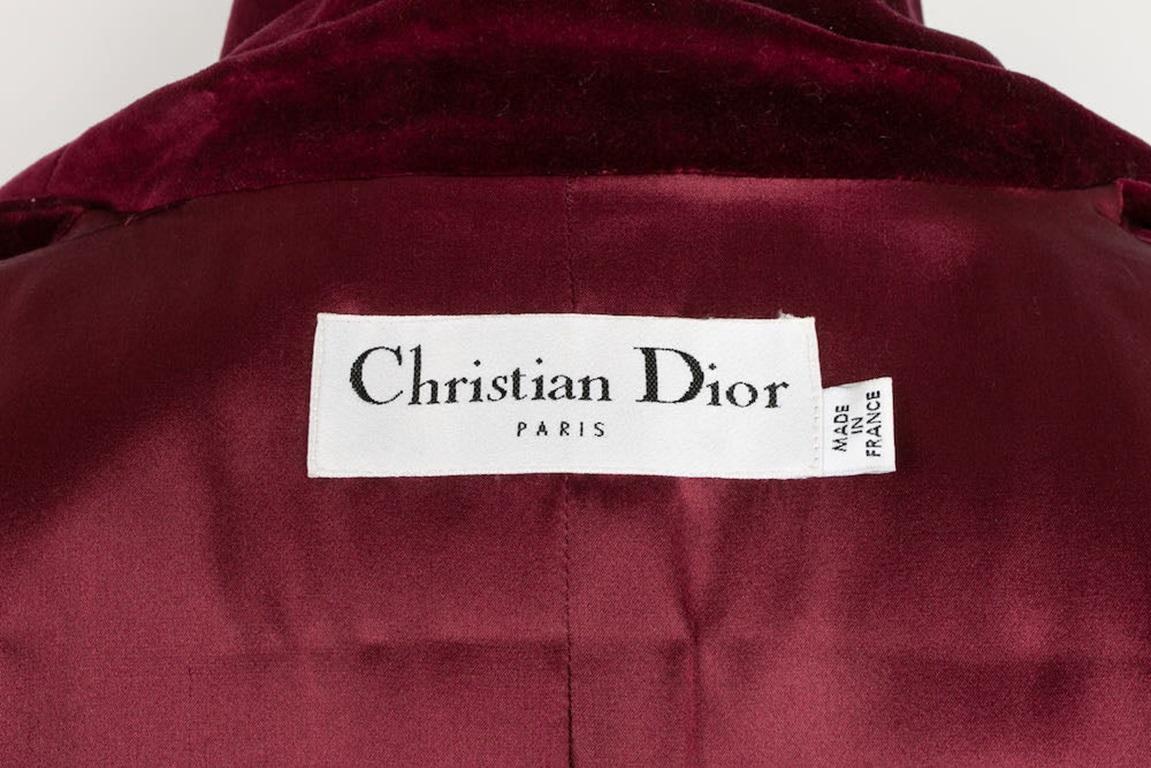Dior Velvet Jacket Fall Winter, 2008 For Sale 3