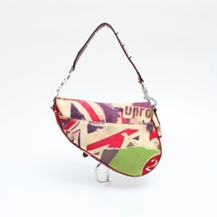 Christian Dior Victim Embellished Saddle Bag