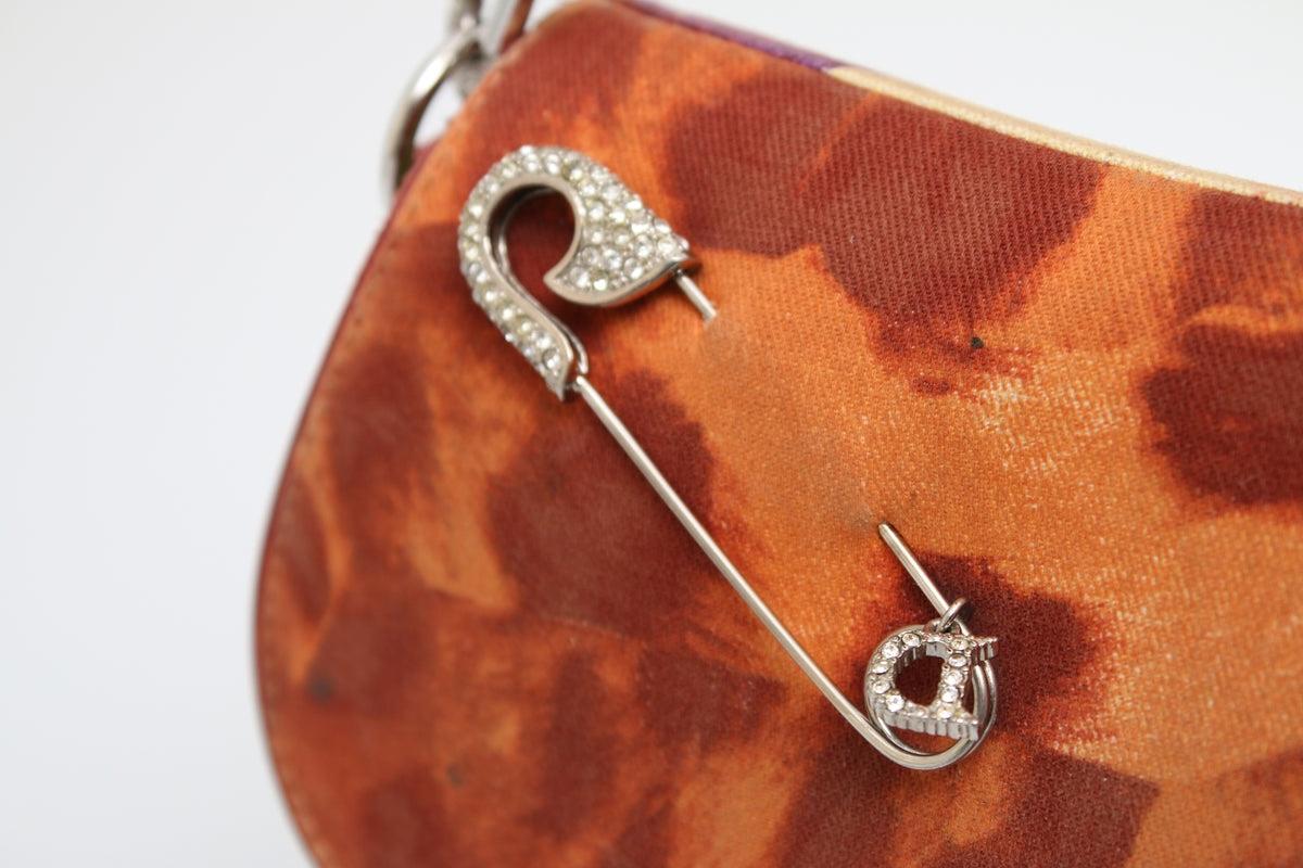 Christian Dior Victim Embellished Saddle Bag For Sale 3