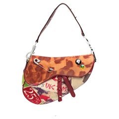 Christian Dior Victim Embellished Saddle Bag
