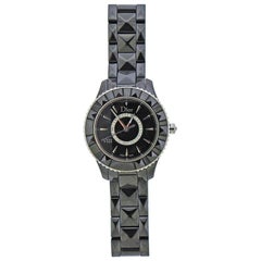 Dior VIII Schwarze Keramik-Diamant-Uhr CD1231E0C002