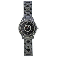 Dior VIII Black Ceramic Diamond Watch CD1231E0C002