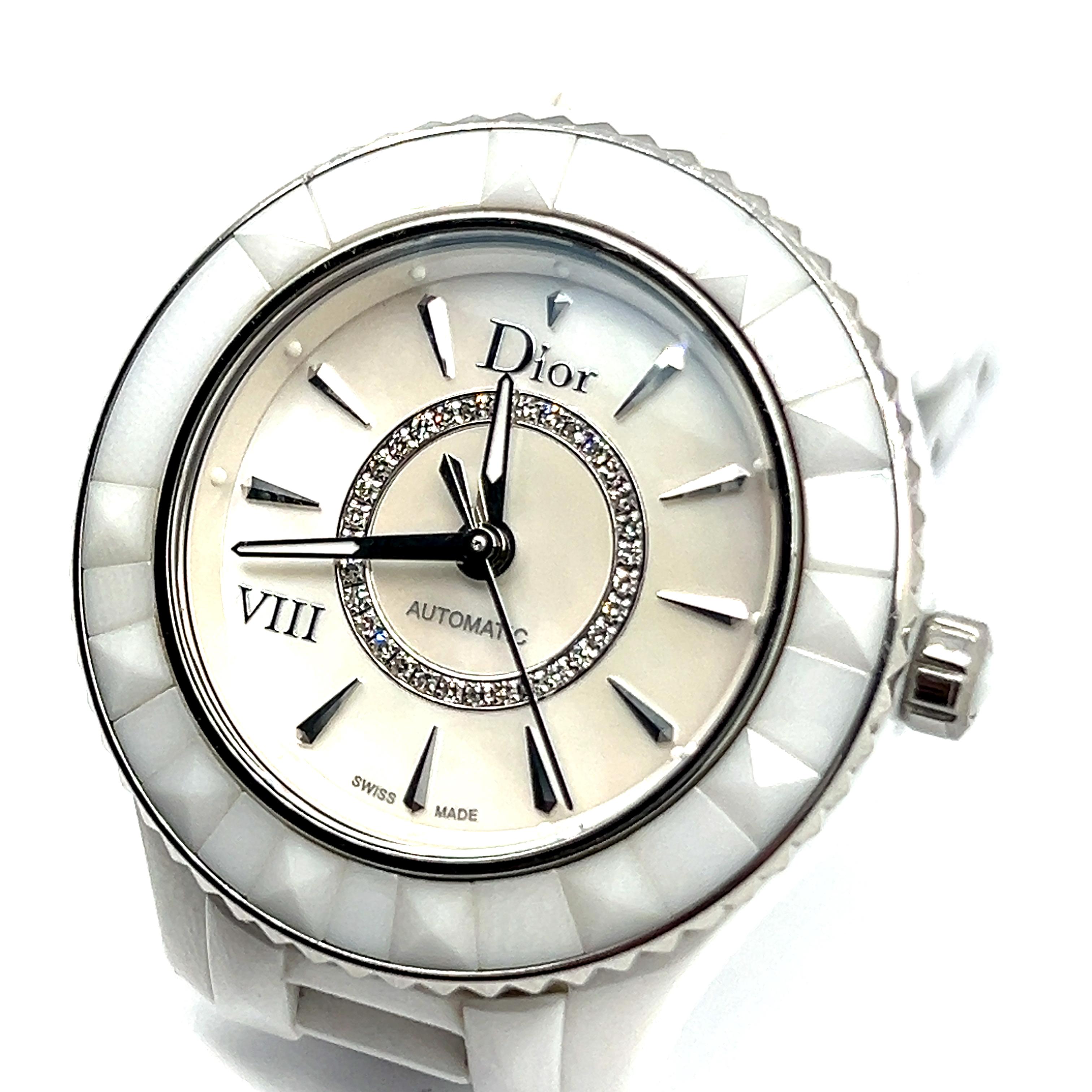dior ceramic watch