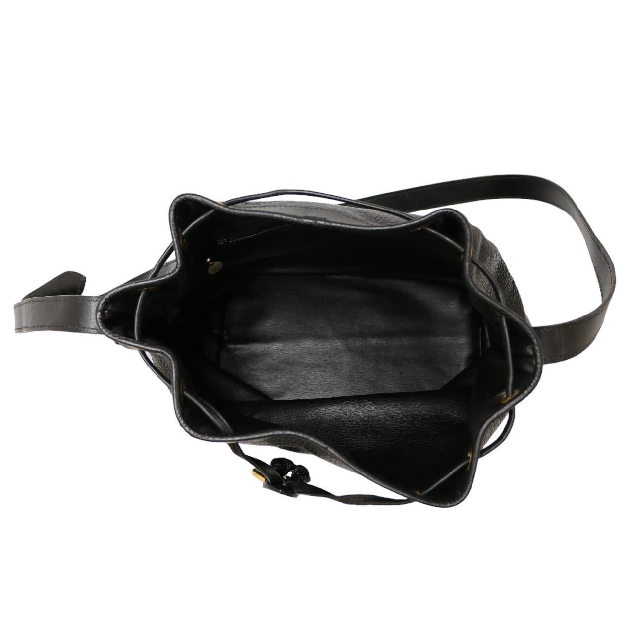 DIOR vintage black bucket bag For Sale 3