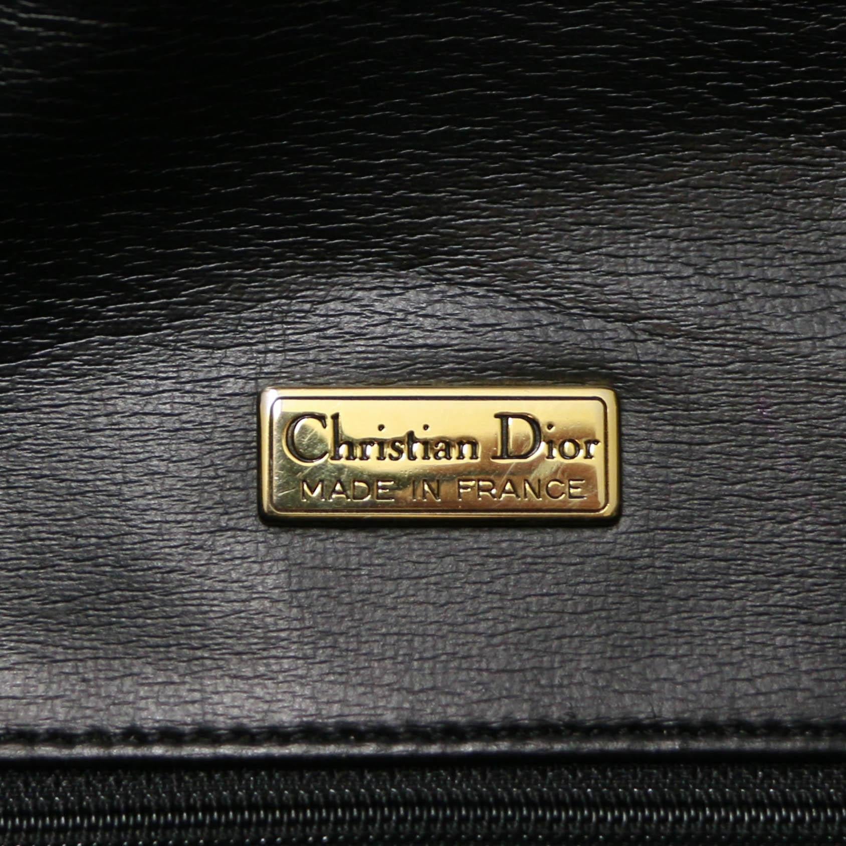 DIOR vintage black bucket bag For Sale 4
