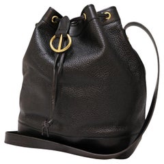 DIOR vintage black bucket bag