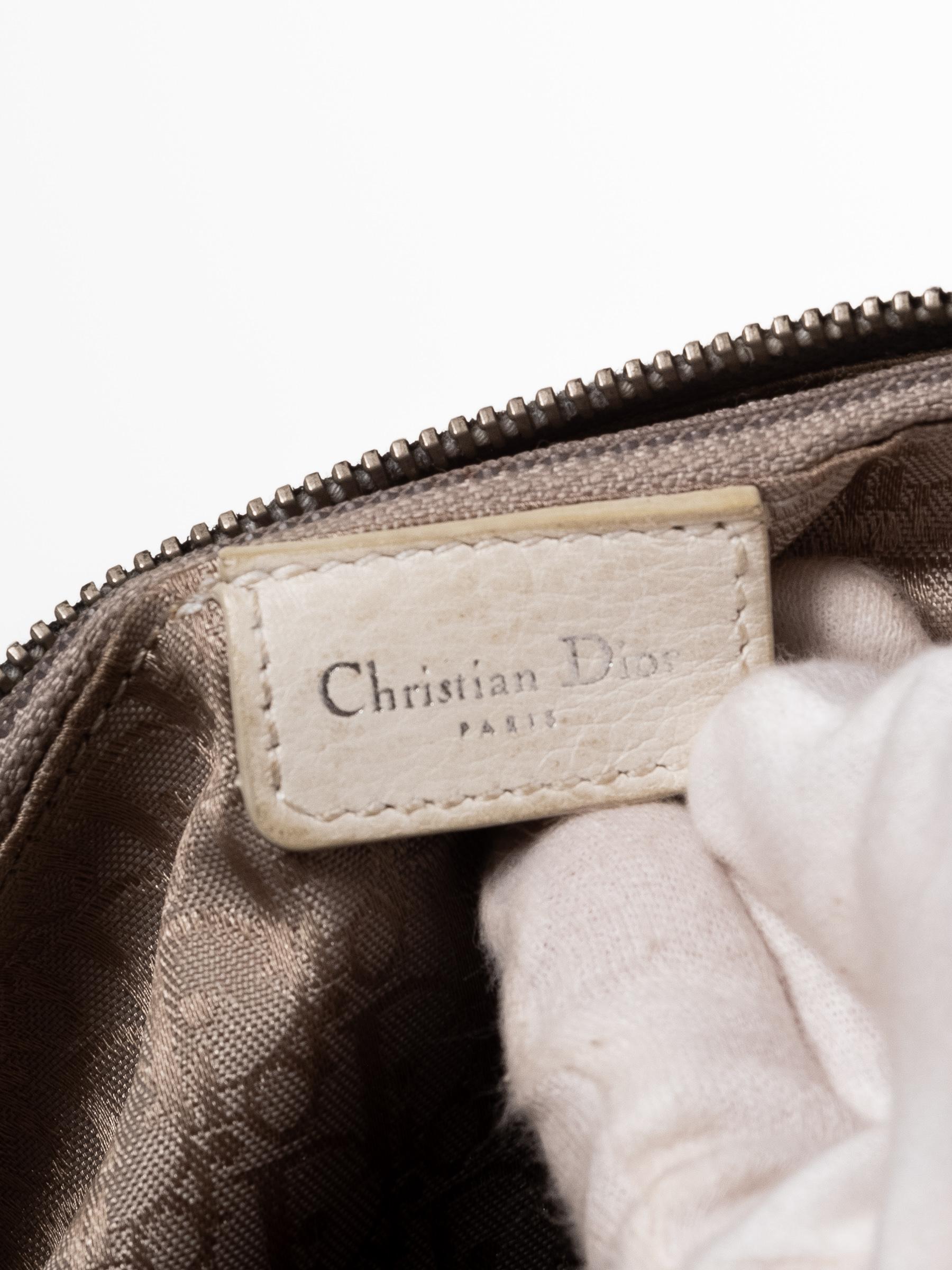 Dior Vintage Black Calfskin Cannage Handbag 2005 4
