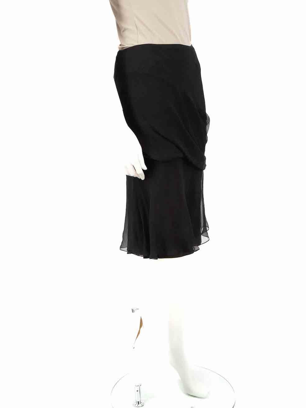 CONDITION is Very good. Minimal wear to skirt is evident. Minimal wear to the left-side seam with a small tear at the base of the button fastening and tears found on draped detail on this used Dior designer resale item.
 
 
 
 Details
 
 
 Vintage
