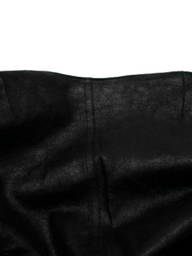 Dior Vintage Boutique Black Leather Jacket For Sale 2
