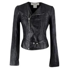 Dior Vintage Boutique Black Leather Jacket