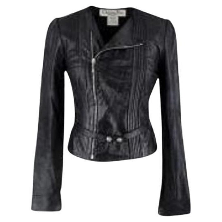 Dior Black Leather Jacket main image 1
