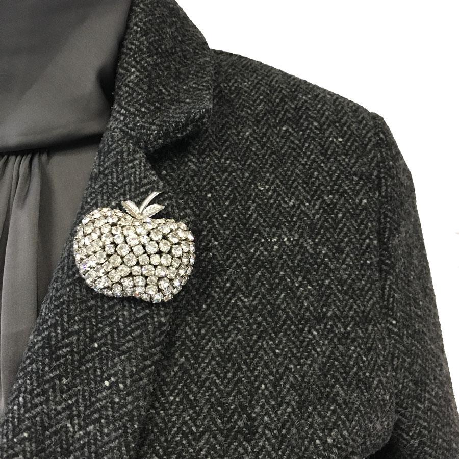 Women's Dior Vintage Brooch And Clip Earrings Set