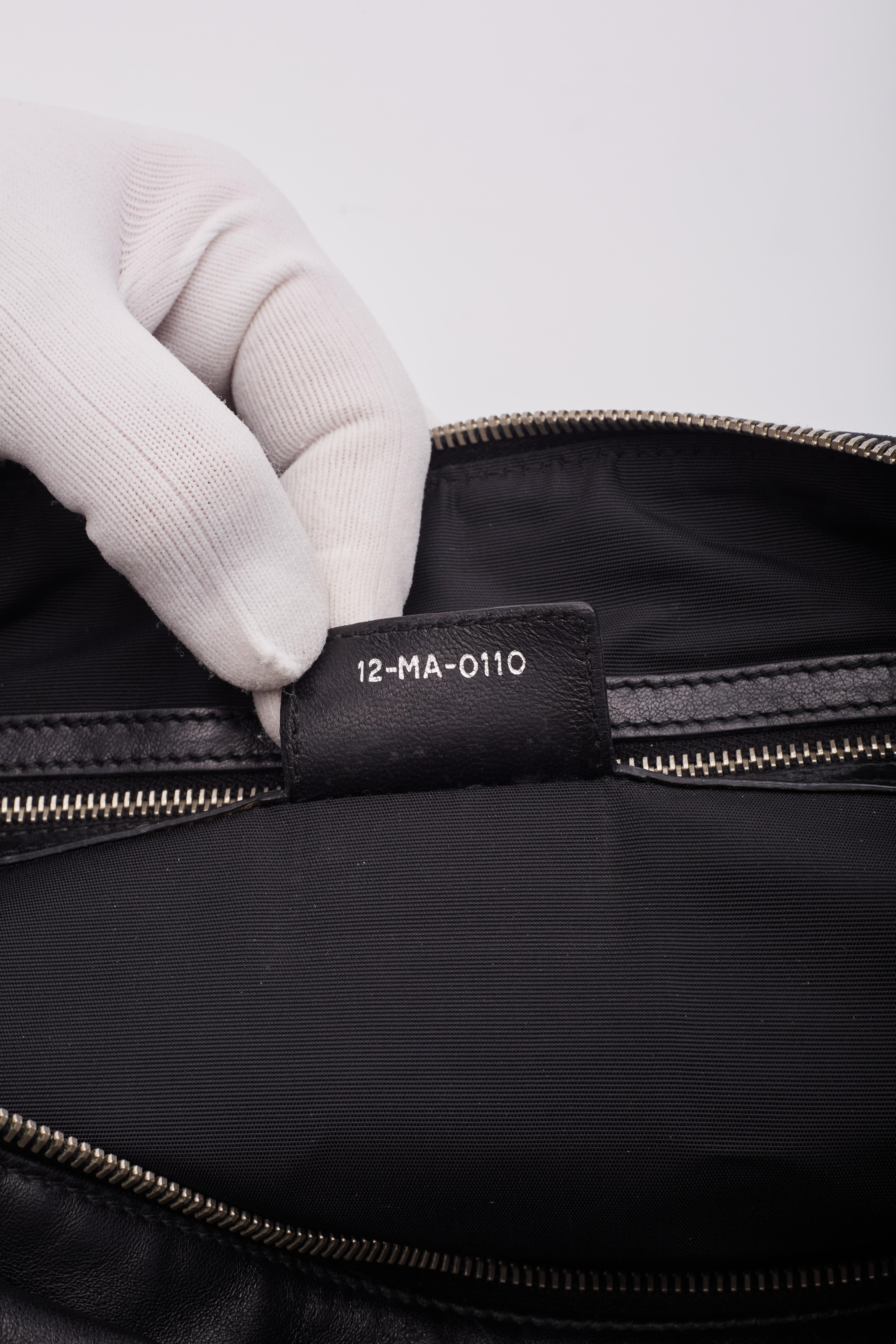 Borsa Dior Vintage Cannage in pelle nera Granville Grande in vendita 6