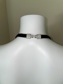 DIOR vintage cascade bead choker necklace