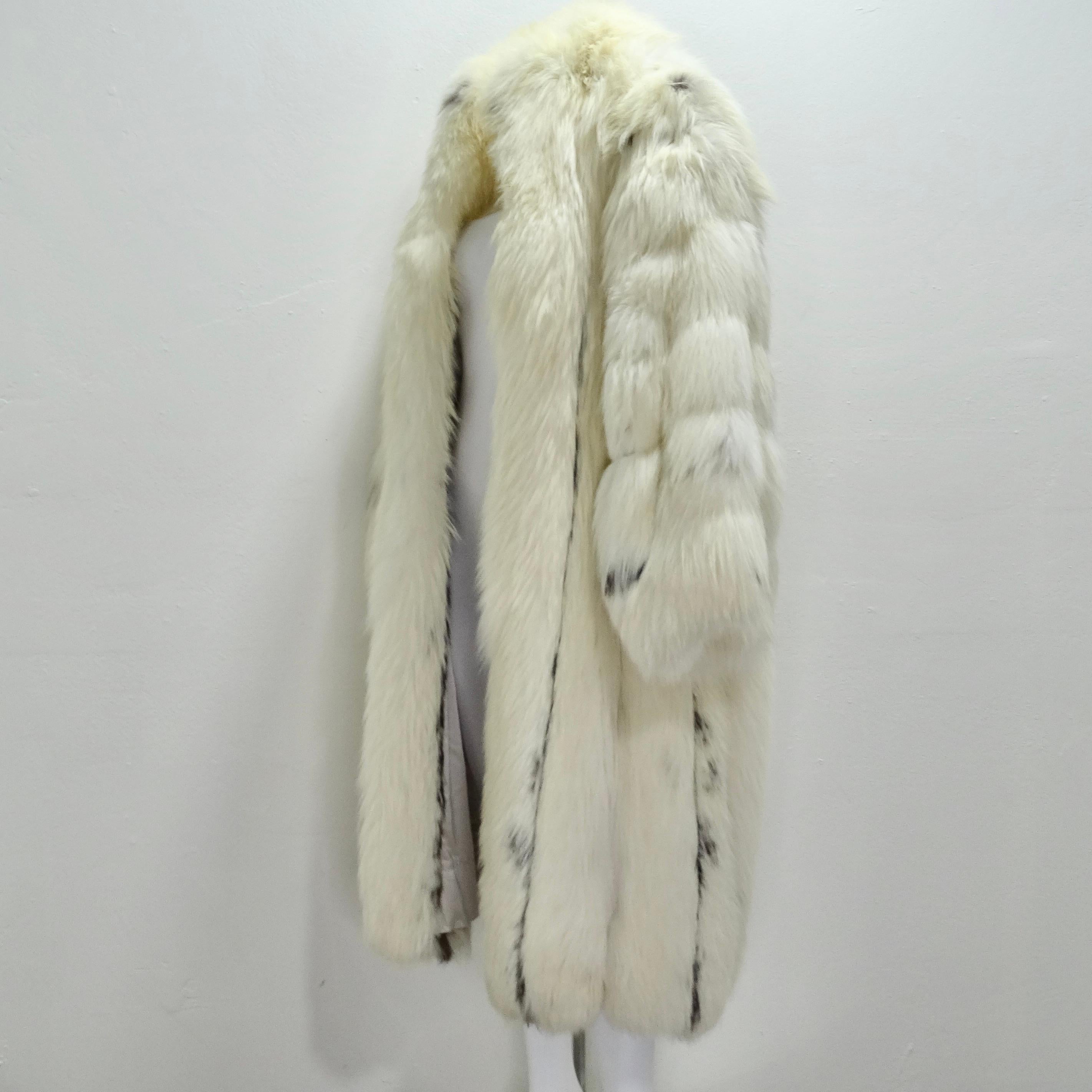 Christian Dior 1970s Fox Fur Coat For Sale 5