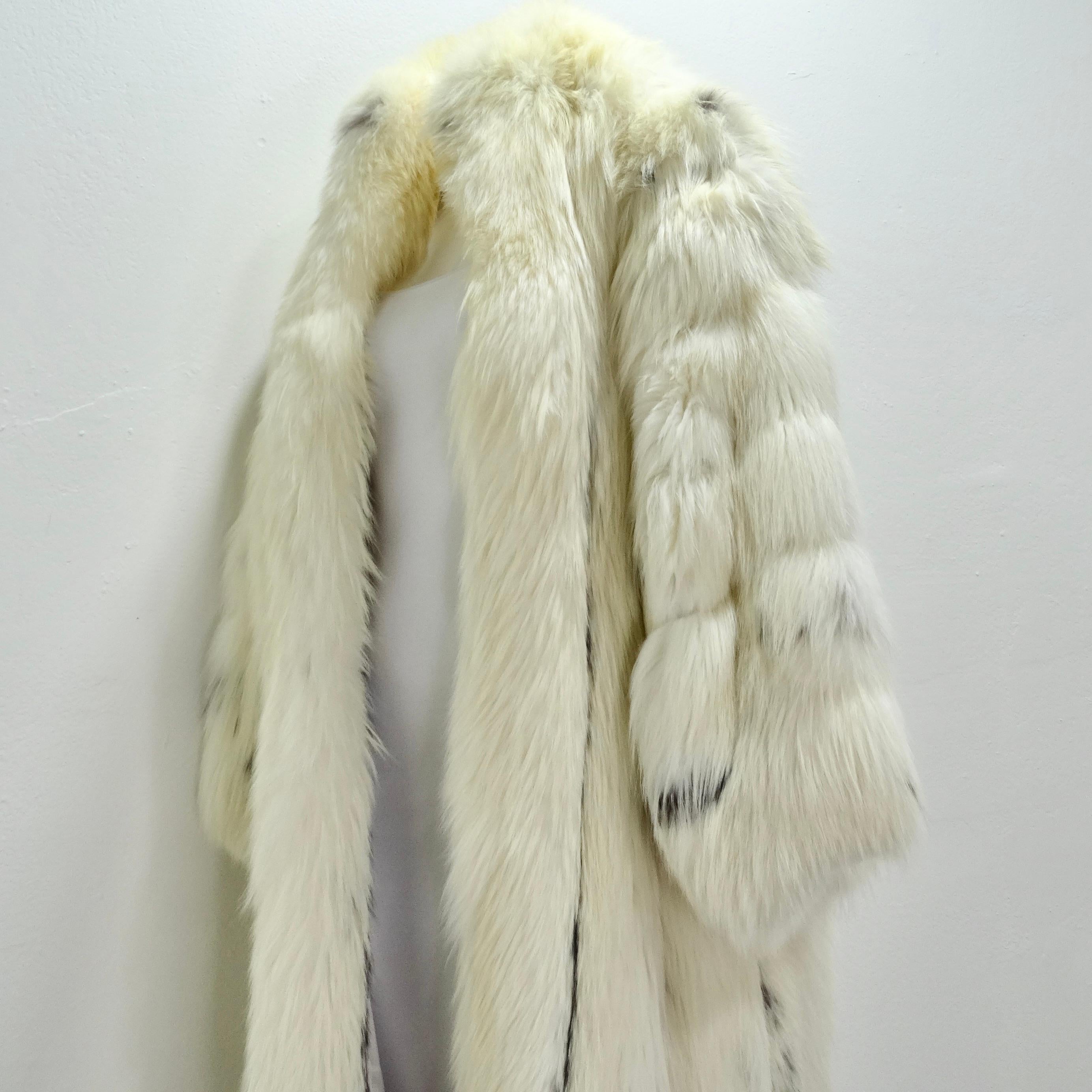 Christian Dior 1970s Fox Fur Coat For Sale 7
