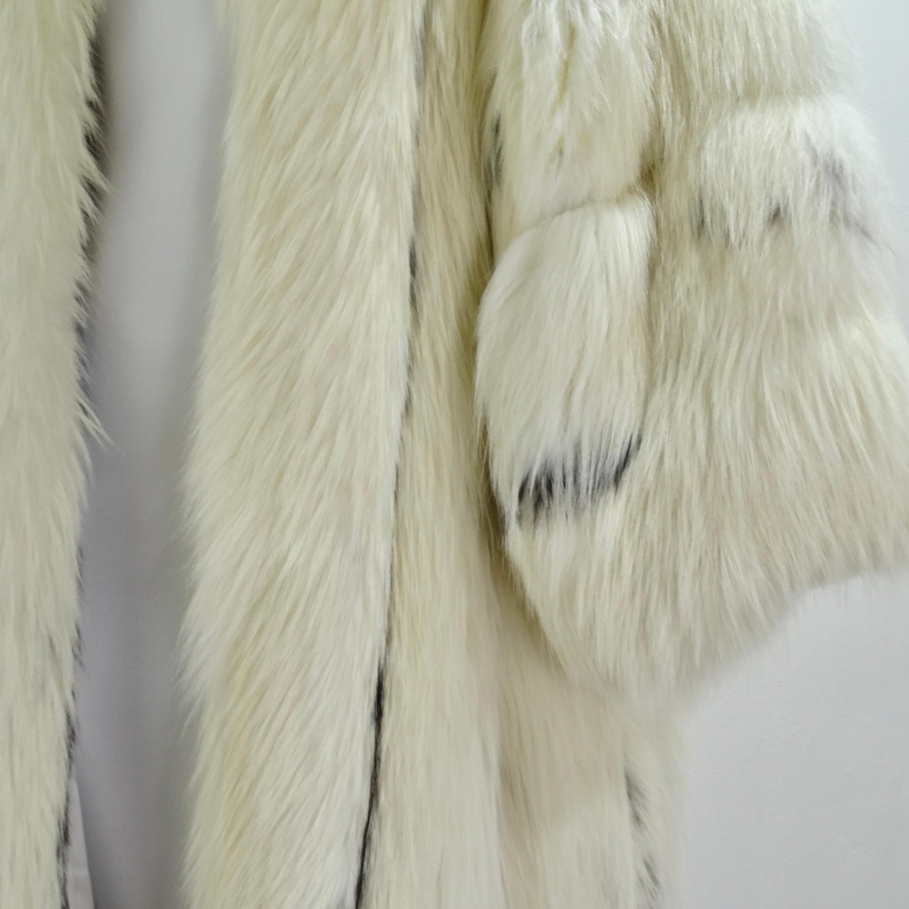 Christian Dior 1970s Fox Fur Coat For Sale 8