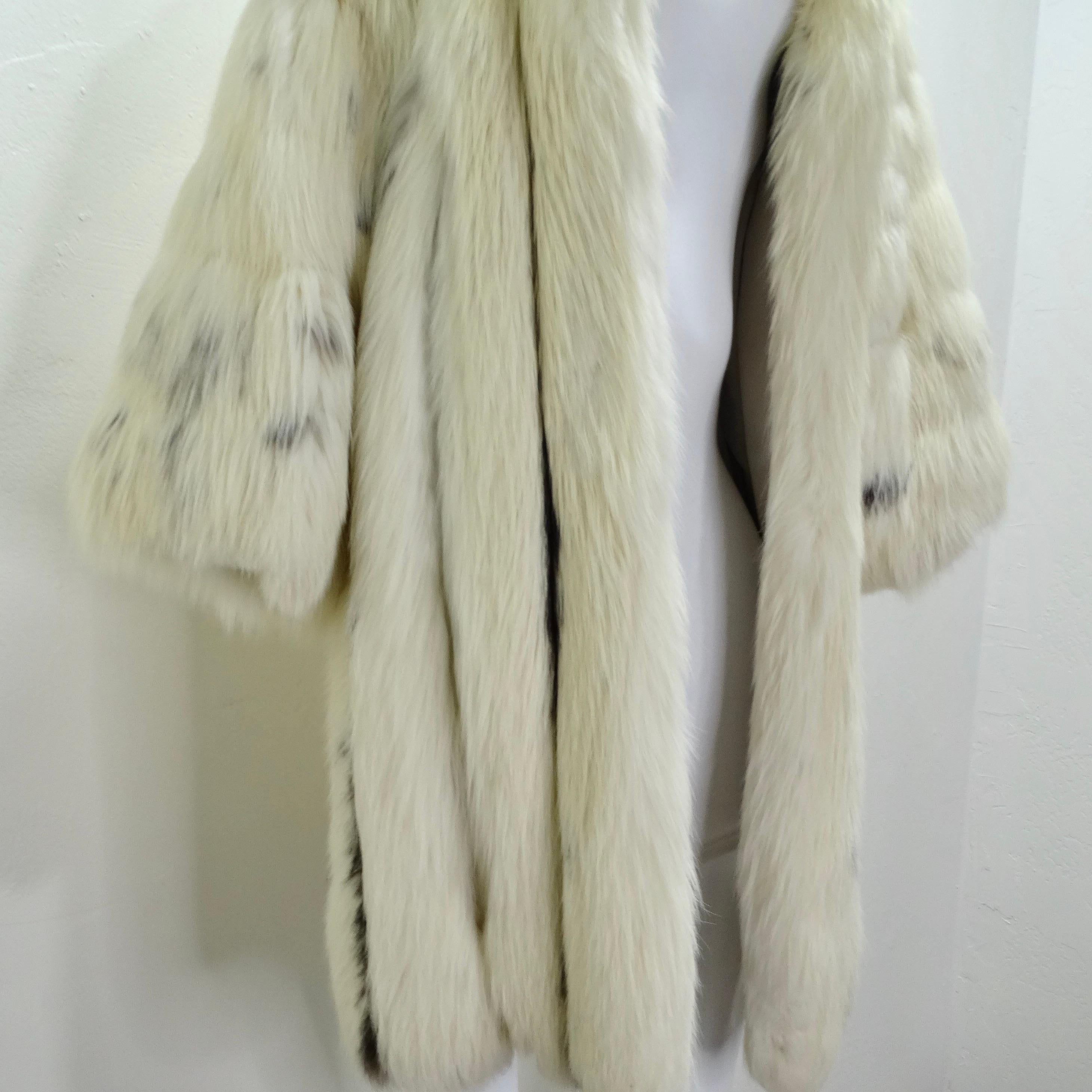 Christian Dior 1970s Fox Fur Coat For Sale 1