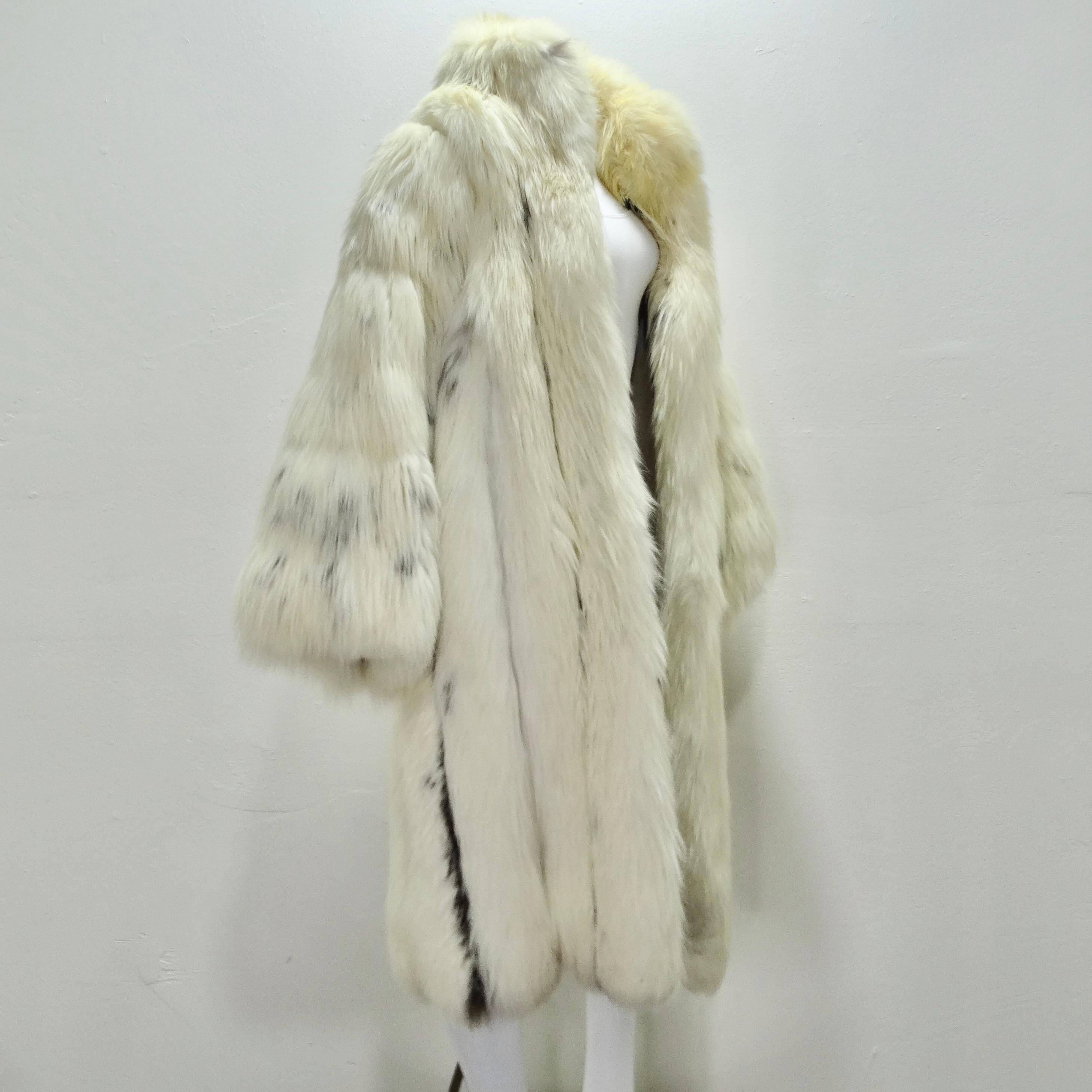 Christian Dior 1970s Fox Fur Coat For Sale 2