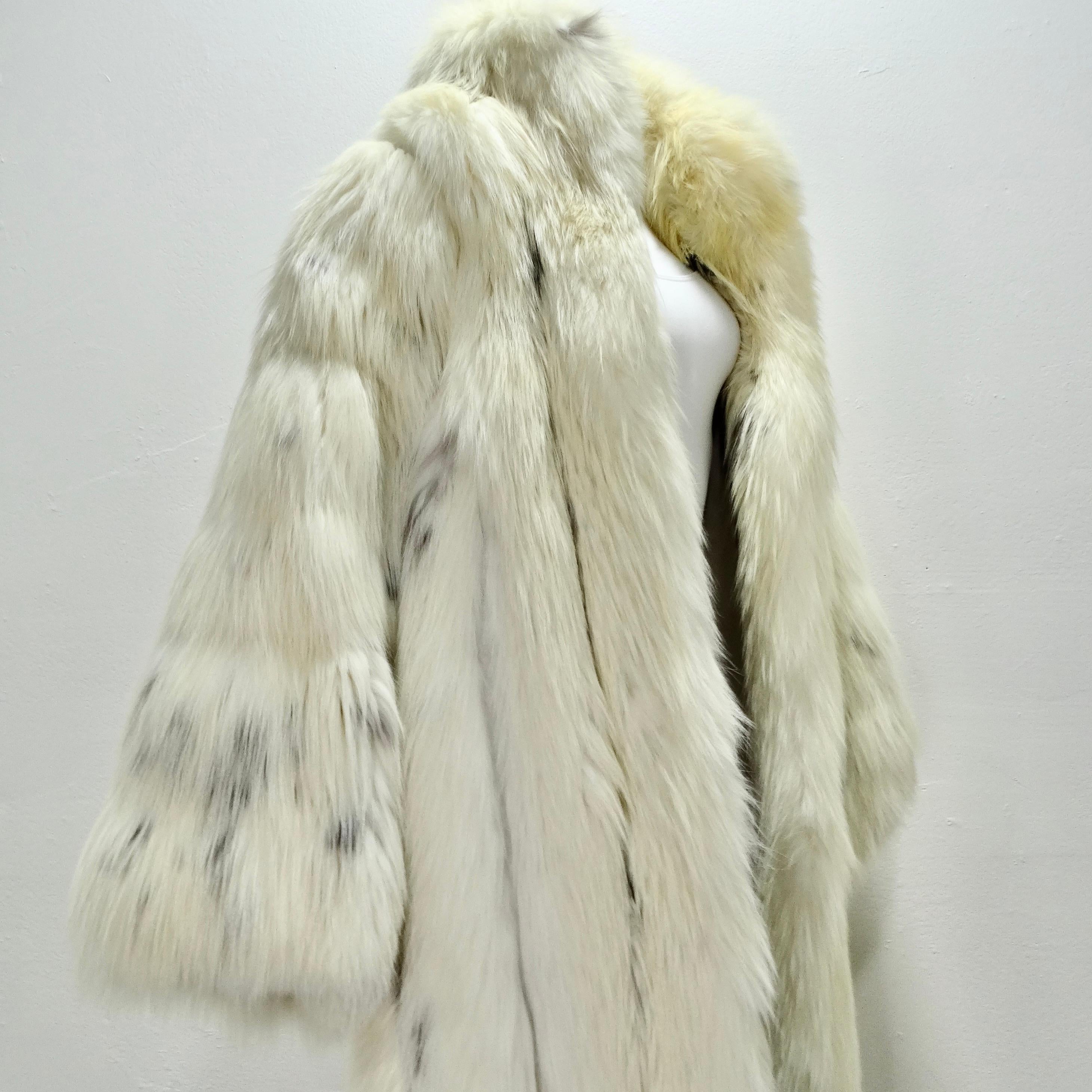 Christian Dior 1970s Fox Fur Coat For Sale 3