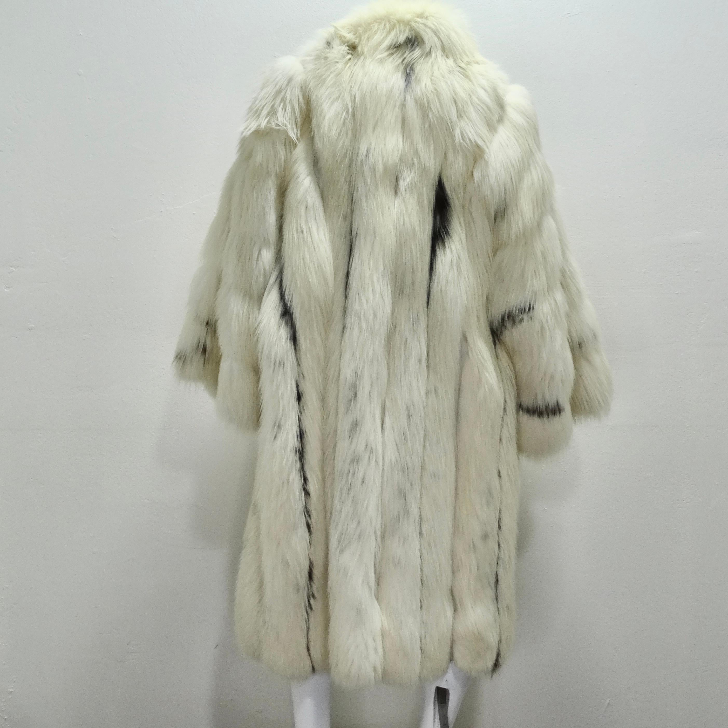 Christian Dior 1970s Fox Fur Coat For Sale 4