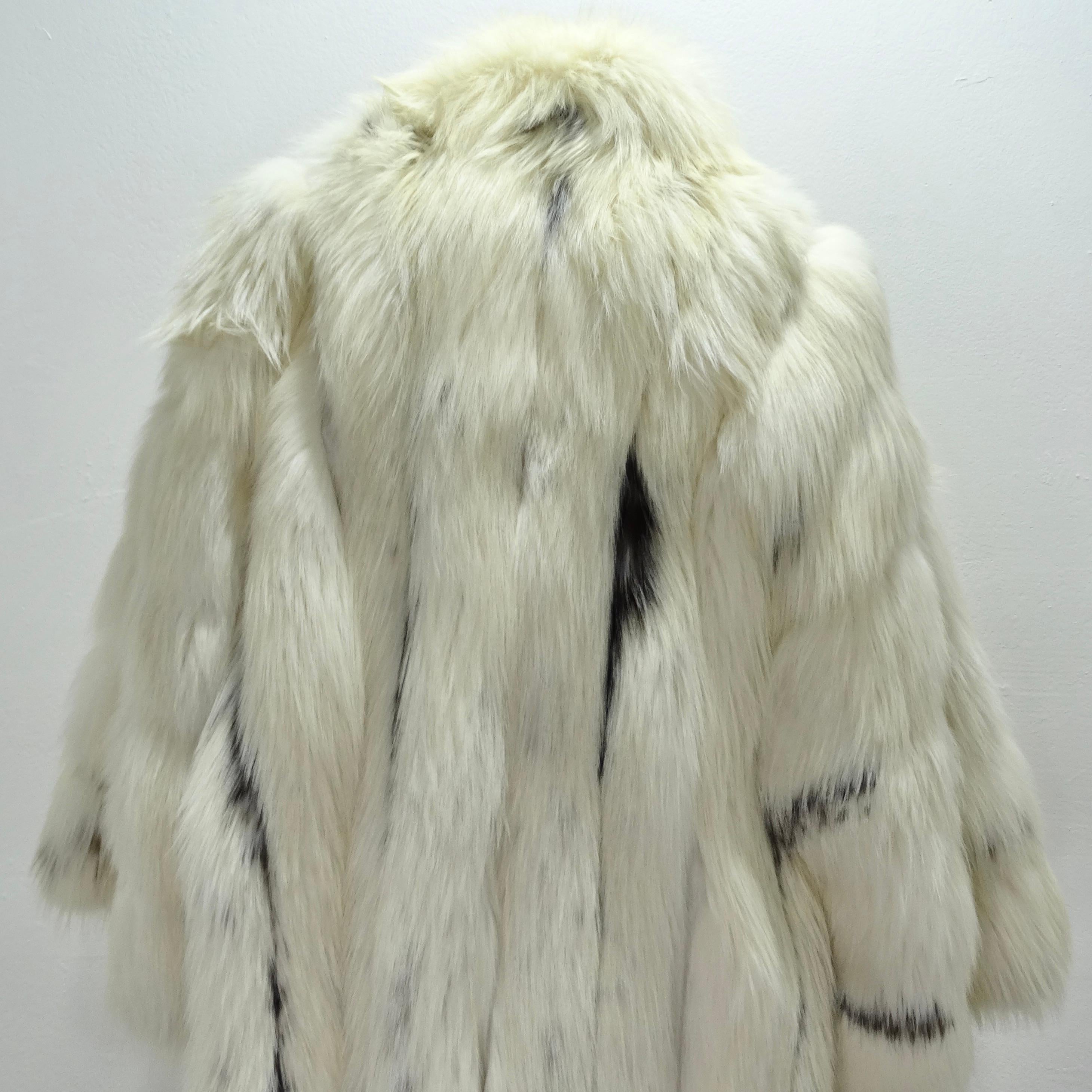 Christian Dior 1970s Fox Fur Coat For Sale 5