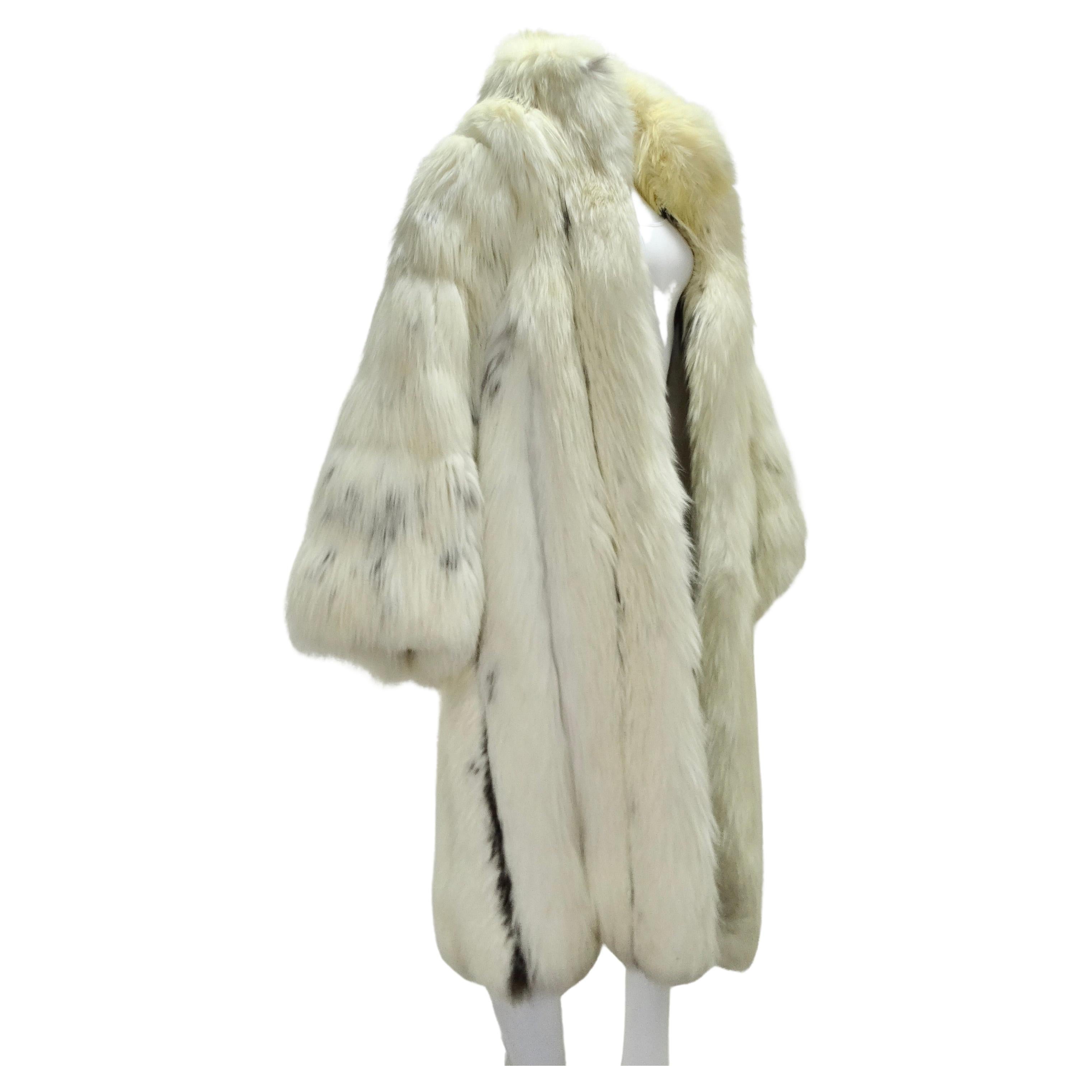 Christian Dior 1970s Fox Fur Coat For Sale
