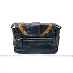 Dior Vintage Gaucho Mini Black Leather Crossbody Bag