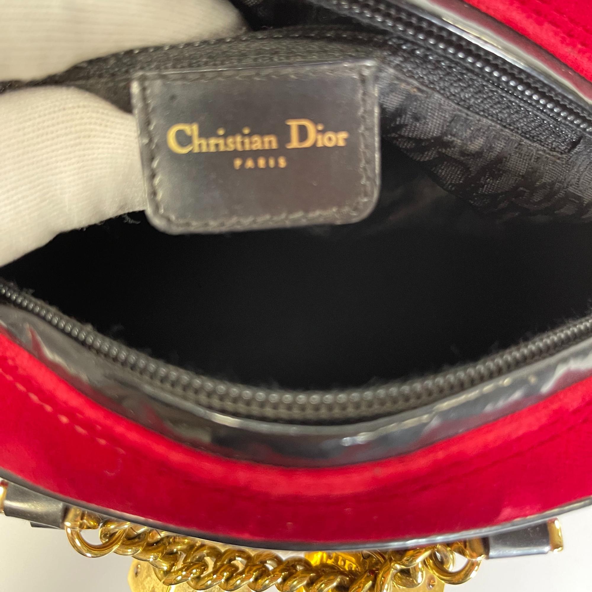 Dior Vintage Leopard Print Gambler Dice Bowler Bag Mini 3