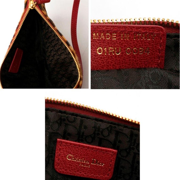 Dior Vintage Leopard Print Pony Hair Saddle Bag at 1stDibs dior hardcore saddle bag