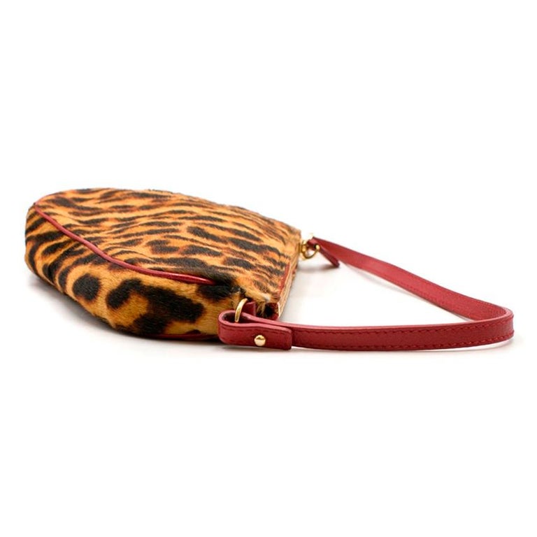 Dior Vintage Leopard Print Pony Hair Saddle Bag at 1stDibs dior saddle bag leopard, dior